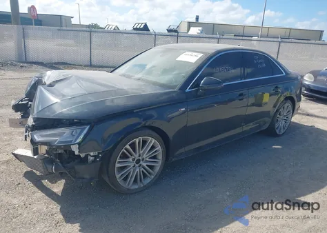 2018 Audi A4 2.0T Tech Ultra Premium/2.0T Ultra Premium z USA, uszkodzony, nr VIN WAULMAF40JA233578